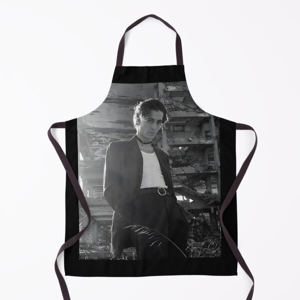 Item preview, Damiano David – Black and White Cinematic Rock Portrait designed and sold by zulenekbedf.