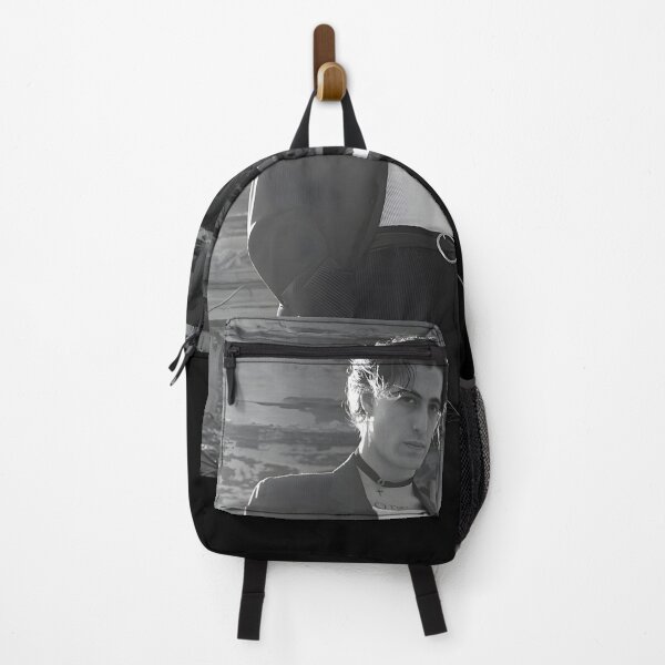 Item preview, Damiano David – Black and White Cinematic Rock Portrait designed and sold by zulenekbedf.