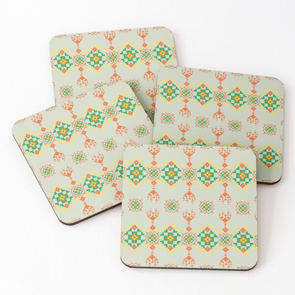 Item preview, Pixel art green flower designed and sold by ChaReePat.