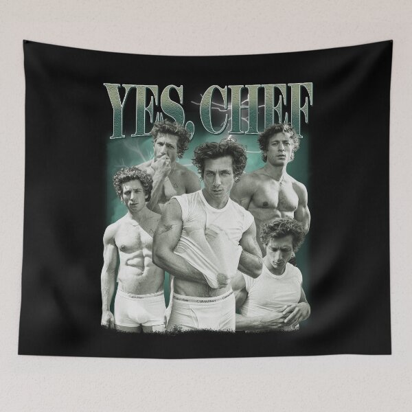 Item preview, Vintage Yes, Chief Jeremy Allen White The Bear Tv Show designed and sold by mai-risingpath.