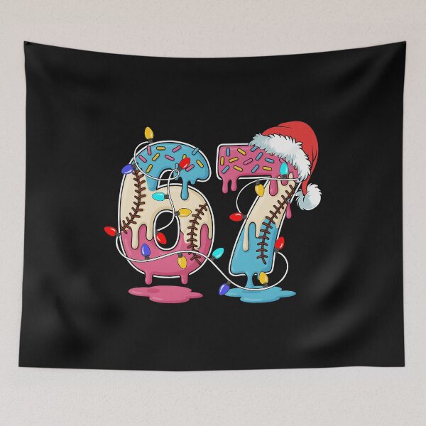 Item preview, Six Seven Baseball Ice Cream Drip Cool Meme 67 Funny Christmas Lights designed and sold by AnitaBice.