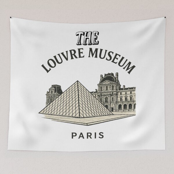 Item preview, Louvre Museum designed and sold by Echo Aesthetics.