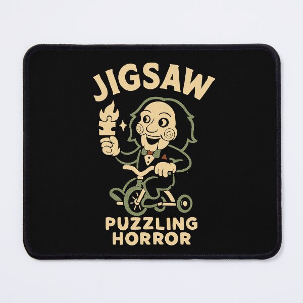 Item preview, Jigsaw Puzzling Horror – Retro Cartoon Horror Icon designed and sold by Nyejeh.