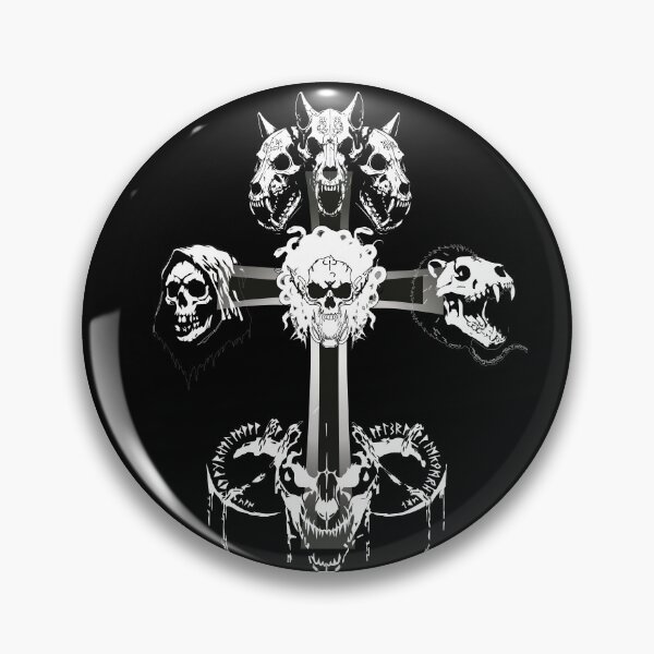 Item preview, Infernal Bestiary, Shadow Skull Brigade Funny Underworld Gothic Adult Humor T-Shirt designed and sold by XTSTUDIOART.