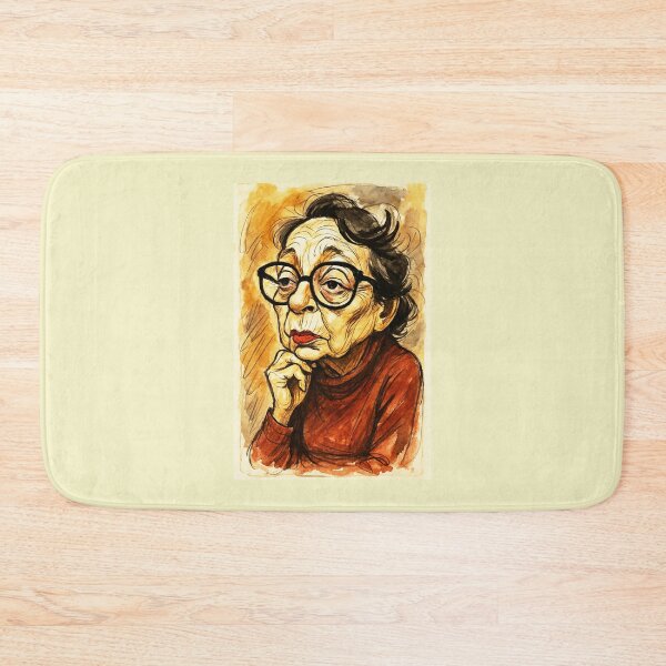 Item preview, Marguerite Duras Caricature designed and sold by Sarcastic designs.