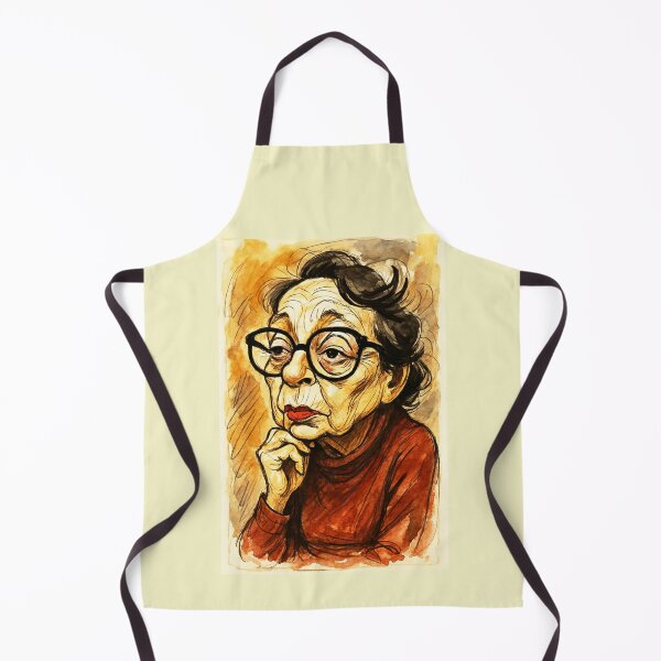 Item preview, Marguerite Duras Caricature designed and sold by Sarcastic designs.
