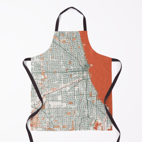 Item preview, Chicago City Map of Illinois, USA - Bohemian designed and sold by deMAP.