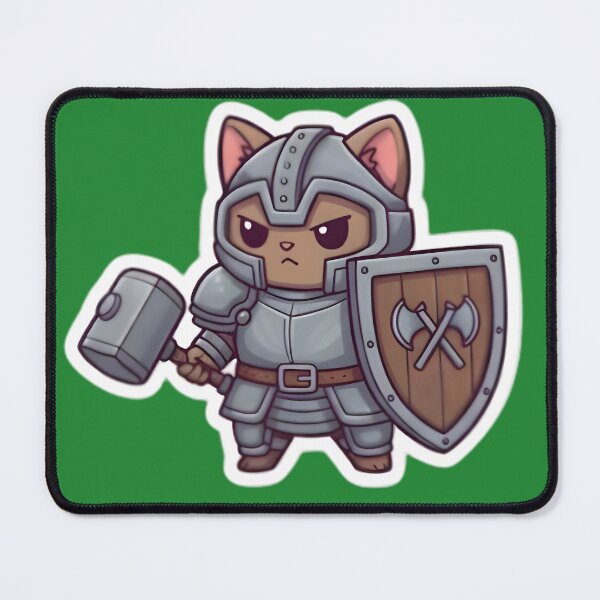 Item preview, Chibi Fantasy RPG Cat Party : Tanker designed and sold by AnimalDesingLab.