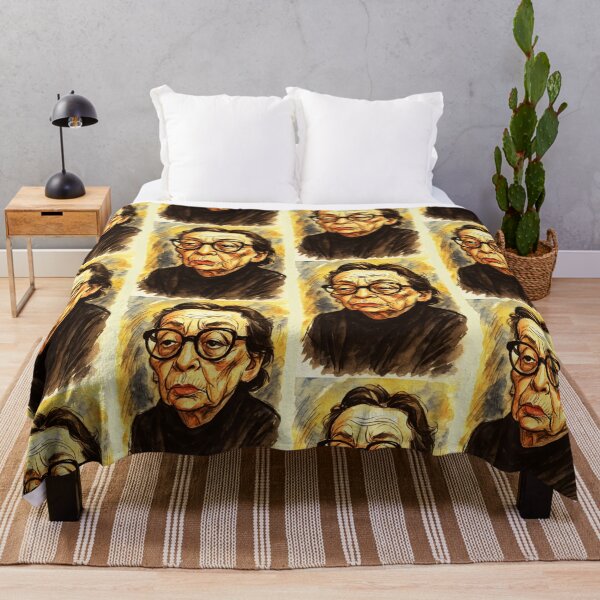 Item preview, Marguerite Duras Caricature designed and sold by Sarcastic designs.