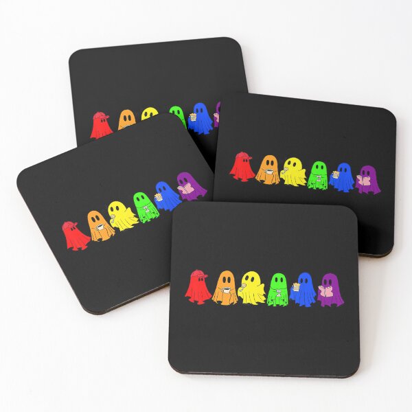 Item preview, Cute LGBTQ Ghost LGBT Halloween Ghost Rainbow Gay Pride designed and sold by LisaMCasares.