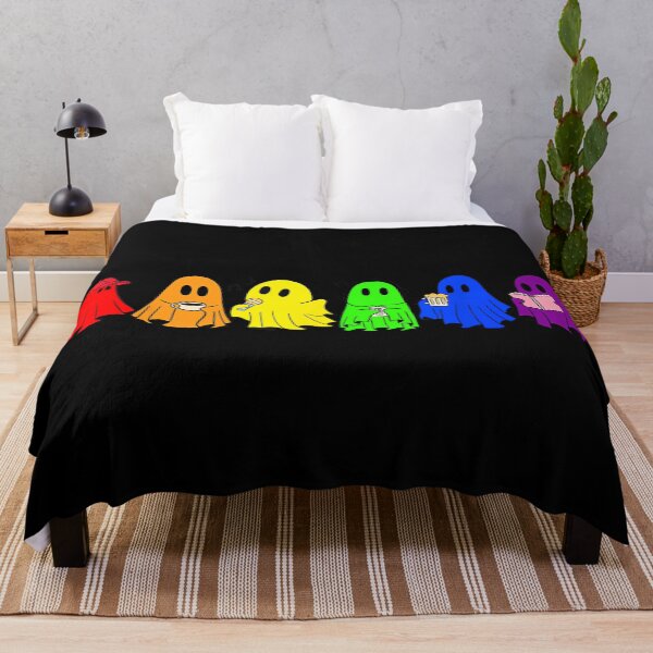 Item preview, Cute LGBTQ Ghost LGBT Halloween Ghost Rainbow Gay Pride designed and sold by LisaMCasares.