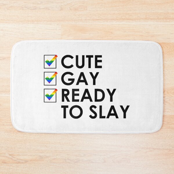 Item preview, Cute Gay Ready To Slay Funny Gay LGBT Pride Month designed and sold by LisaMCasares.