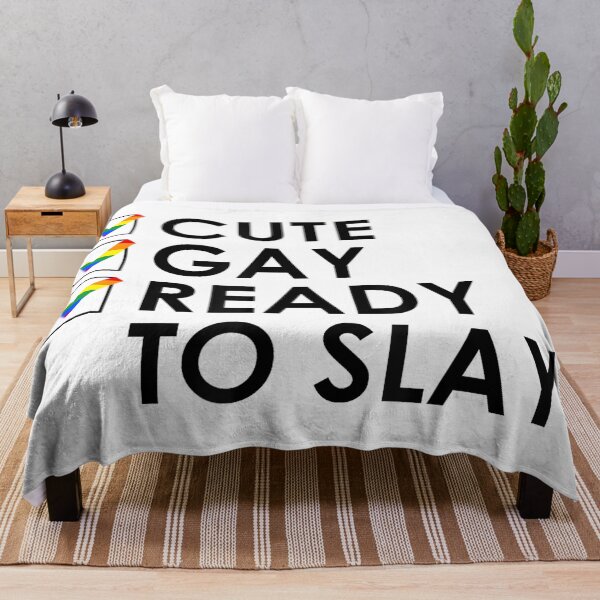 Item preview, Cute Gay Ready To Slay Funny Gay LGBT Pride Month designed and sold by LisaMCasares.