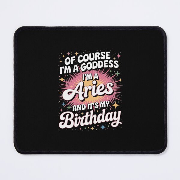Item preview, Birthday Aries Goddess Queen Its My Birthday designed and sold by FranzFriesen.