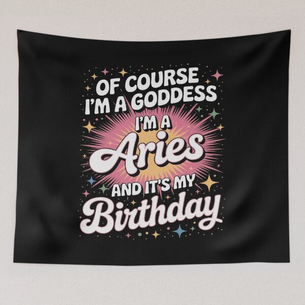 Item preview, Birthday Aries Goddess Queen Its My Birthday designed and sold by FranzFriesen.