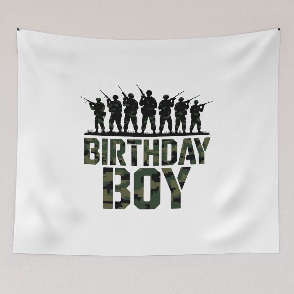 Item preview, Birthday Army Party Military designed and sold by DrewLeuschke.