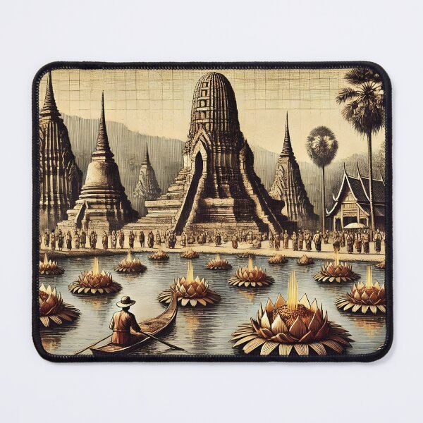 Item preview, Vintage Loy Krathong Festival at Ancient Sukhothai designed and sold by Koalangel.
