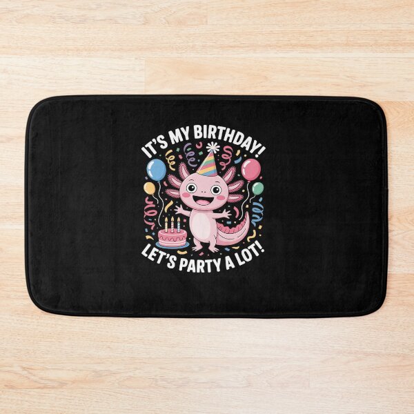 Item preview, Birthday Axolotl Party Bday Axolotl Lovers Cute designed and sold by khorbiasieno.