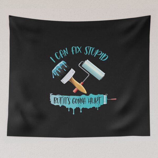 Item preview, Funny Painter Fix Stupid Shirt designed and sold by LarryMBrown.