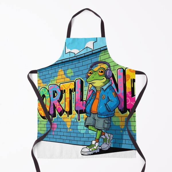 Item preview, Streetwear Portland Frog Graffiti Art - Urban Vibe & Cityscape designed and sold by j-2k.