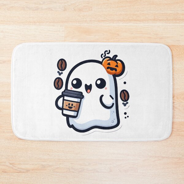 Item preview, Cute & Spooky: Coffee Monster Vibes – Halloween Fun designed and sold by Lu7u.
