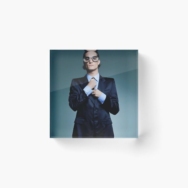 Item preview, Damiano David – Modern Icon in Sharp Suit Editorial Portrait designed and sold by aziakuboires.