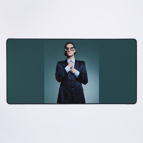 Item preview, Damiano David – Modern Icon in Sharp Suit Editorial Portrait designed and sold by aziakuboires.