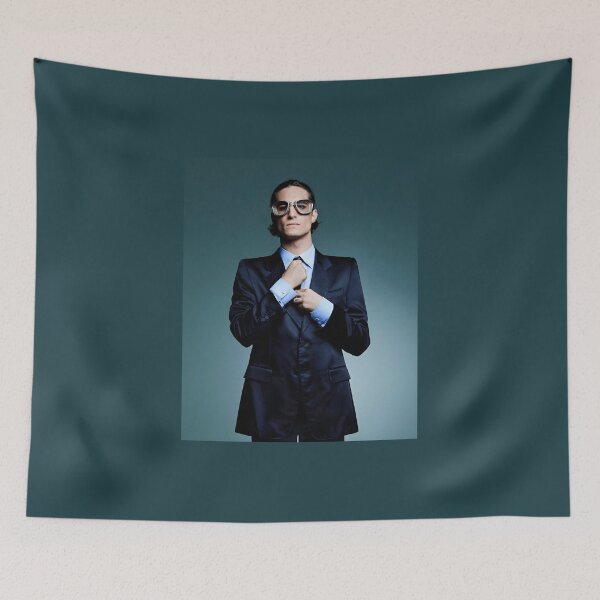 Item preview, Damiano David – Modern Icon in Sharp Suit Editorial Portrait designed and sold by aziakuboires.