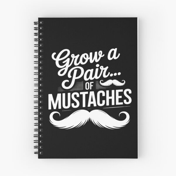 Item preview, Grow a Pair... of Mustaches - Funny Mustache Facial Hair designed and sold by August4Laughs25.