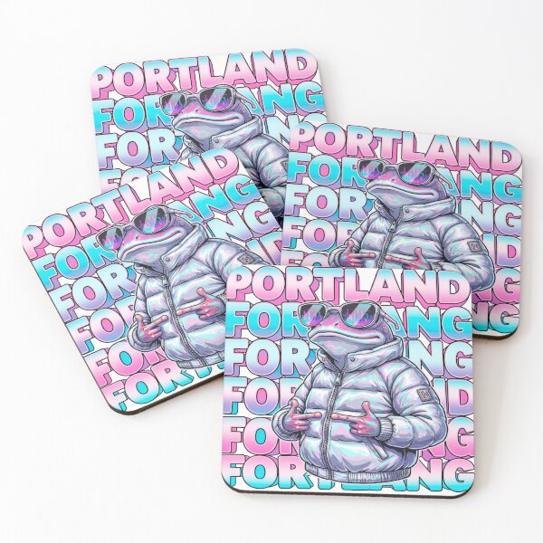 Item preview, Boss Frog in Puffer Jacket - 90s Vaporwave Portland Vibe designed and sold by j-2k.