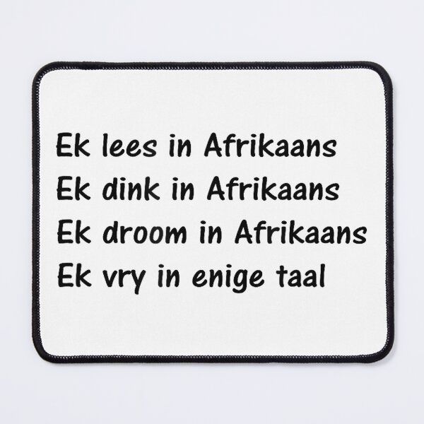 Item preview, Ek vry in enige taal designed and sold by EzraIBlankenshi.