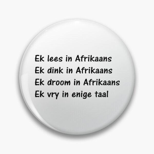 Item preview, Ek vry in enige taal designed and sold by EzraIBlankenshi.