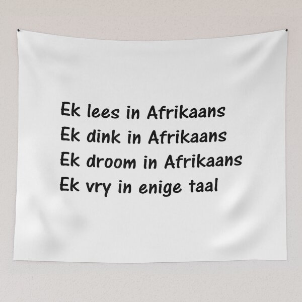 Item preview, Ek vry in enige taal designed and sold by EzraIBlankenshi.