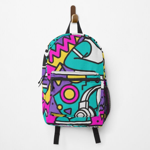 Item preview, Retro Rapper Frog - 90s Geometric Hip-Hop Vibe designed and sold by j-2k.