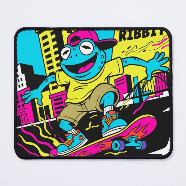 Item preview, Rad Ribbit Skateboard Frog - Urban Portland Skate Vibe designed and sold by j-2k.