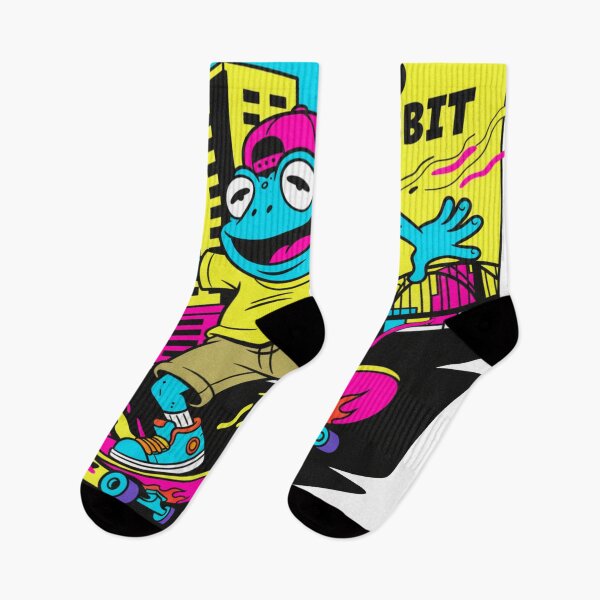Item preview, Rad Ribbit Skateboard Frog - Urban Portland Skate Vibe designed and sold by j-2k.
