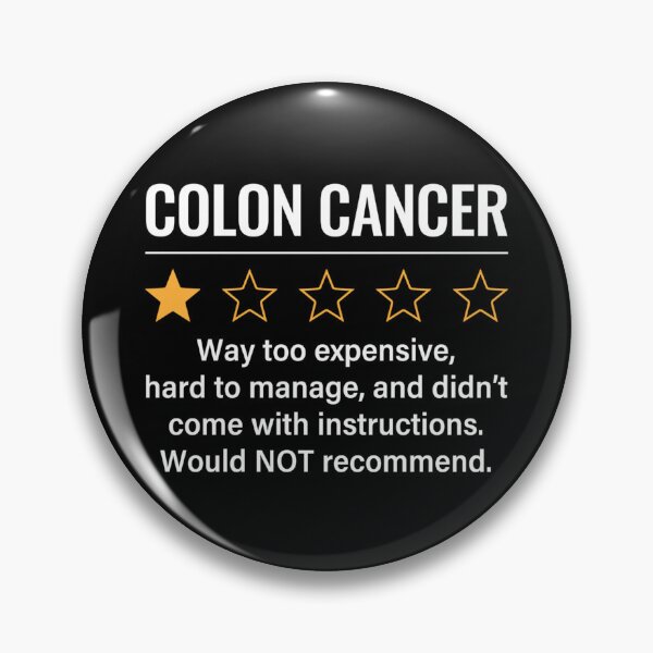 Item preview, Colon Cancer 1 Star Rating Funny Colorectal Cancer Awareness designed and sold by EzraIBlankenshi.