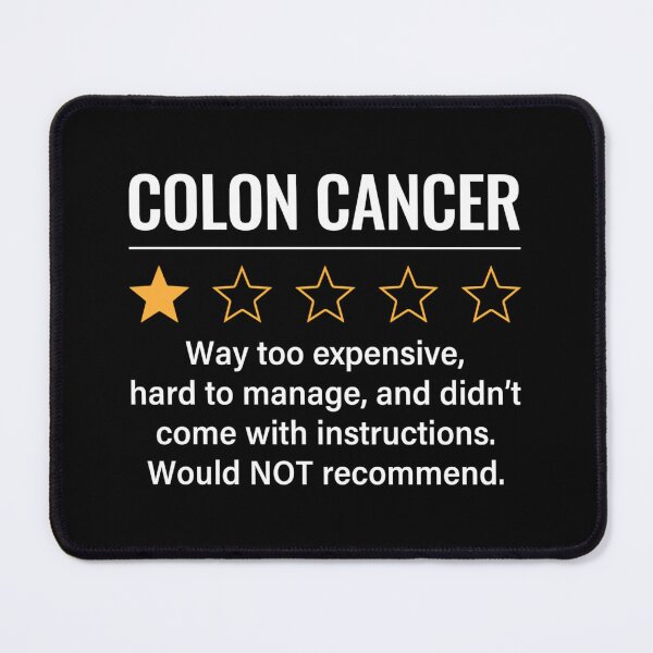 Item preview, Colon Cancer 1 Star Rating Funny Colorectal Cancer Awareness designed and sold by EzraIBlankenshi.