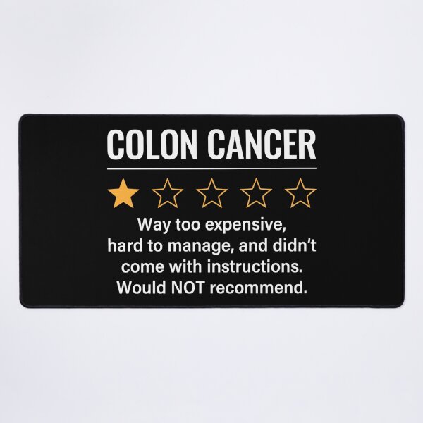 Item preview, Colon Cancer 1 Star Rating Funny Colorectal Cancer Awareness designed and sold by EzraIBlankenshi.