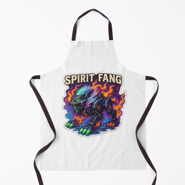 Item preview, Spirit Fang – Neon Ghostfire Mecha Beast designed and sold by derb darb.