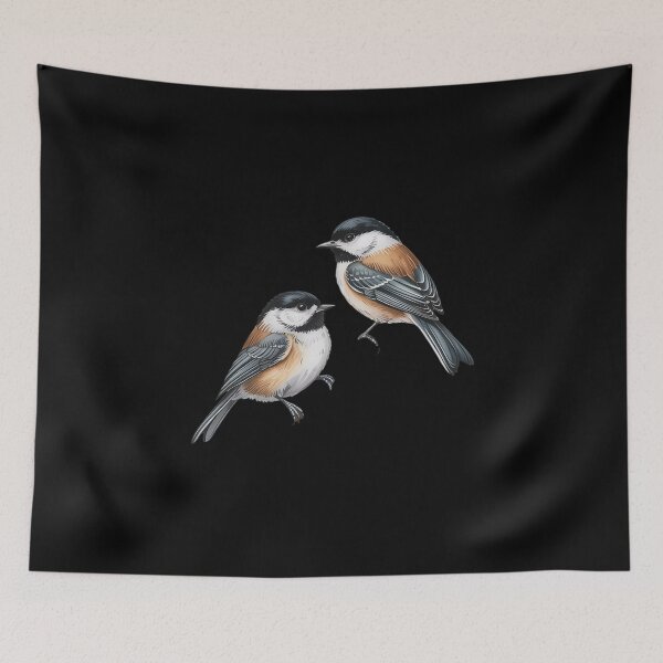 Item preview, Bird Watching Nature Animal Vintage Blossom Chickadee T-Shirt designed and sold by AmparoBoyle.