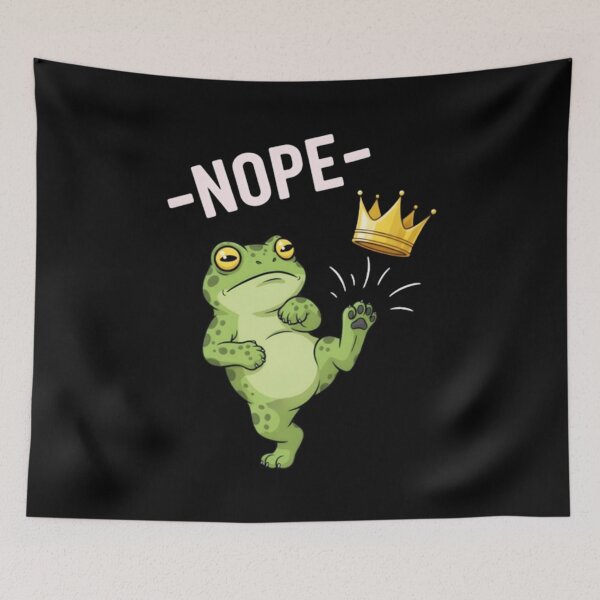 Item preview, No Kings Portland Frog Protest designed and sold by tystock.