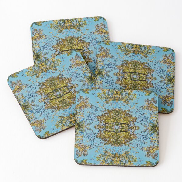 Item preview, Psychedelic Sacred Geometry Autumn Leaves – Visionary Nature Symmetry designed and sold by aadventures.