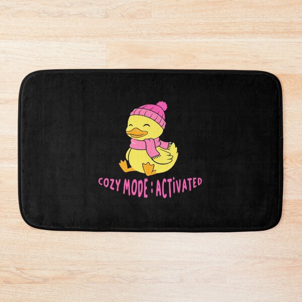 Item preview, Cozy Mode Activated Cute Duck Winter Scarf Beanie designed and sold by FatlCreative.