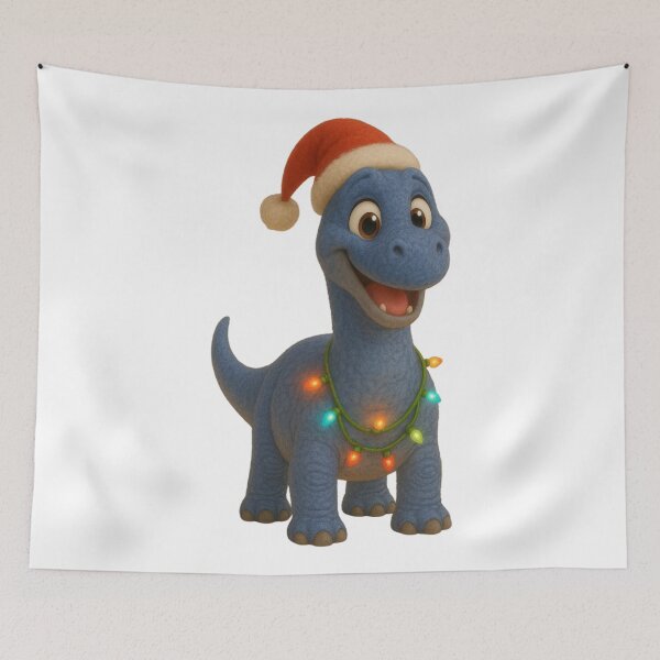 Item preview, Christmas Argentinosaurus Dinosaur designed and sold by Sillytoe.