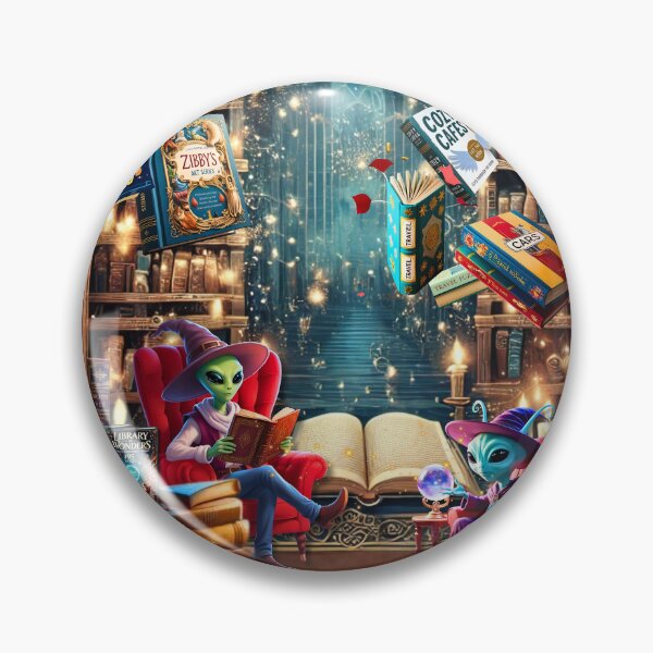 Item preview, Library of Wonders – A Magical Word Search Universe (Diptych) designed and sold by DadimLovesPunky.