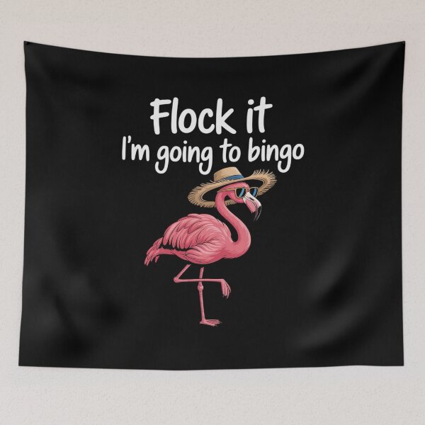 Item preview, Bingo Player Funny Joke Flamingo designed and sold by RansomFlatley.