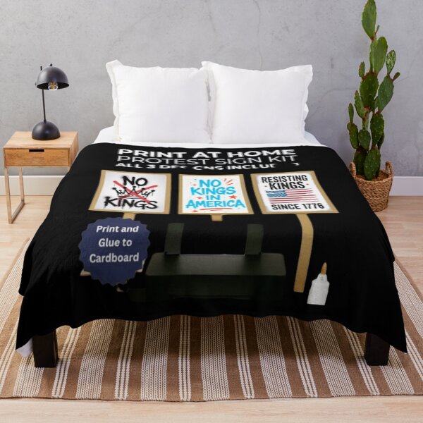 Item preview, No Kings Protest Signs designed and sold by tystock.