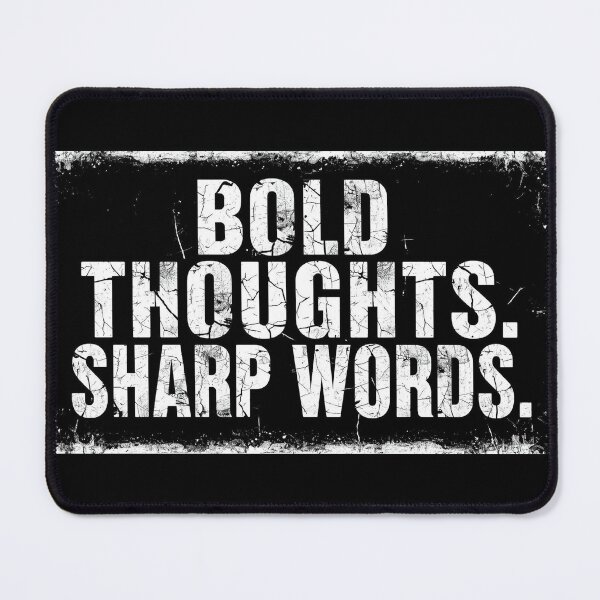 Item preview, Bold Thoughts Sharp Words designed and sold by ConfuseLab Alt.