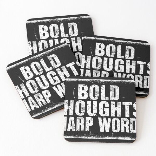 Item preview, Bold Thoughts Sharp Words designed and sold by ConfuseLab Alt.